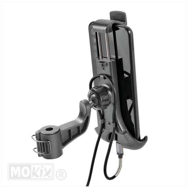 SMARTPHONE HOUDER SPIEGEL/WINDSCHERM KLEM LAMPA - Afbeelding 3