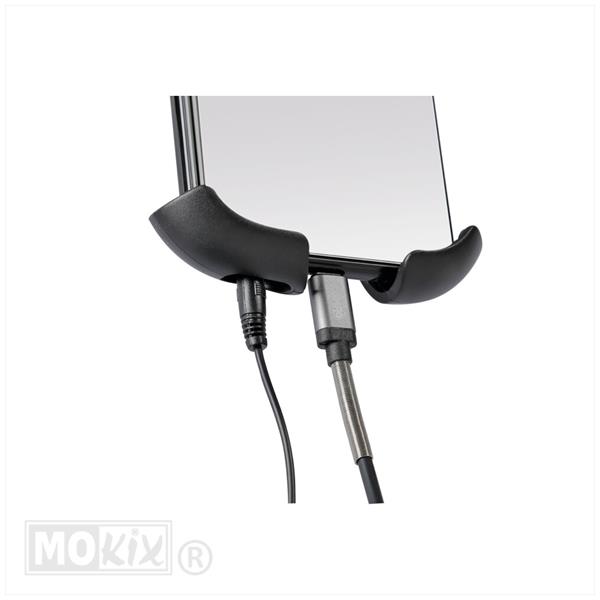 SMARTPHONE HOUDER SPIEGEL/WINDSCHERM KLEM LAMPA - Afbeelding 2